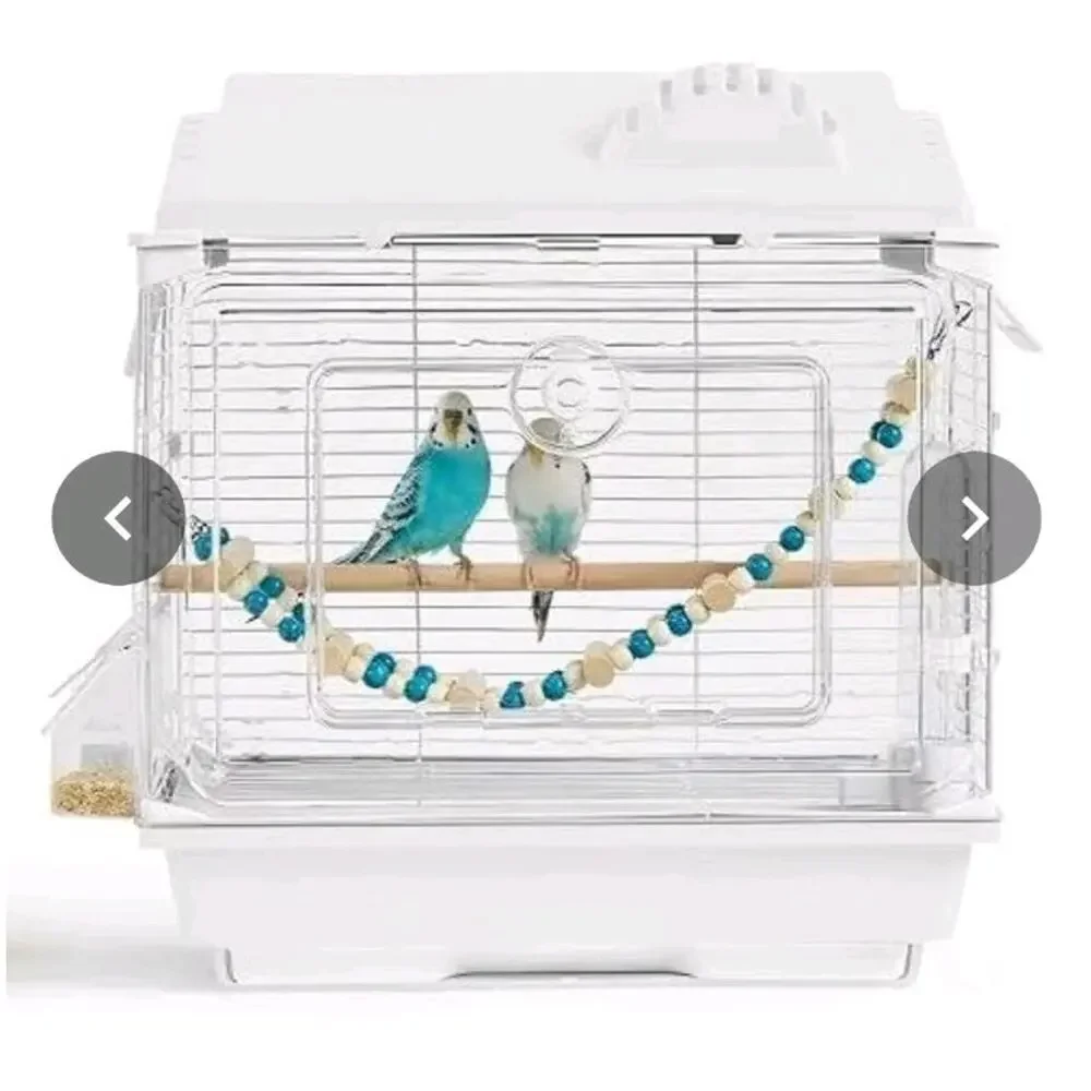 Clear View Bird Cage, Indoor & Travel Small Birdcage |Easy Clean Safe Materials